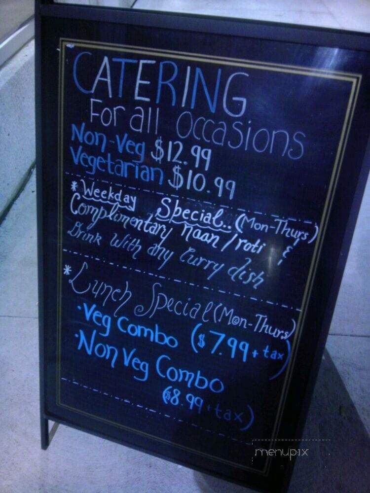 Chawla's - Brampton, ON menu_pic
