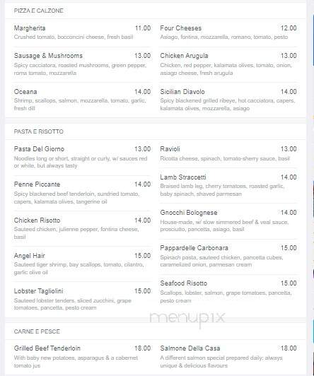La Casa Ristorante - London, ON menu_pic
