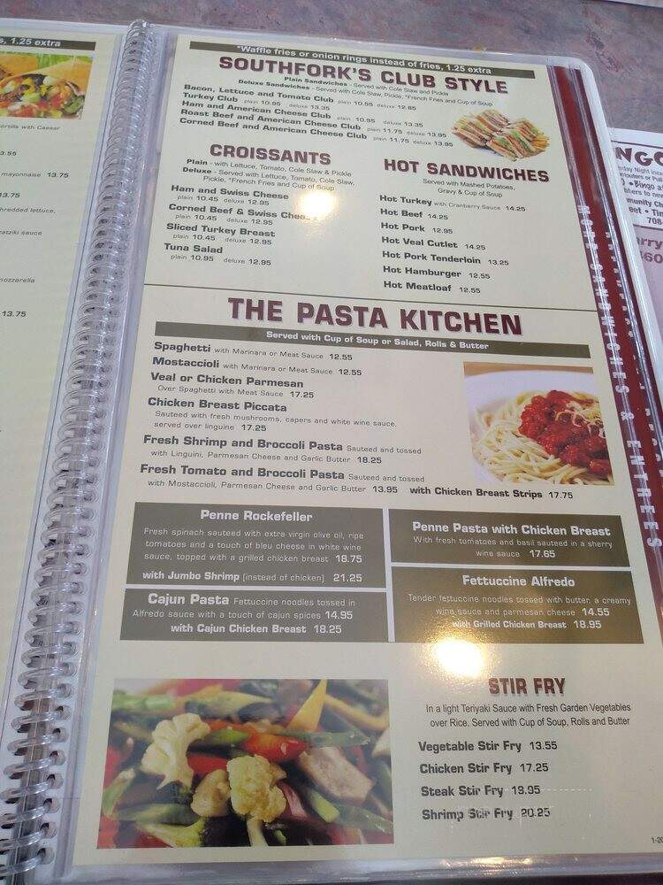 Southfork Family Restaurant - Orland Park, IL menu_pic