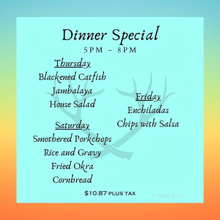 Calvert Crossing Golf Club - Calhoun, LA menu_pic