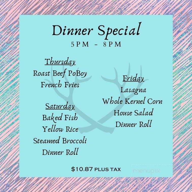 Calvert Crossing Golf Club - Calhoun, LA menu_pic
