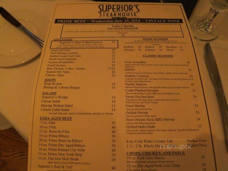 Superior's Steakhouse - Shreveport, LA