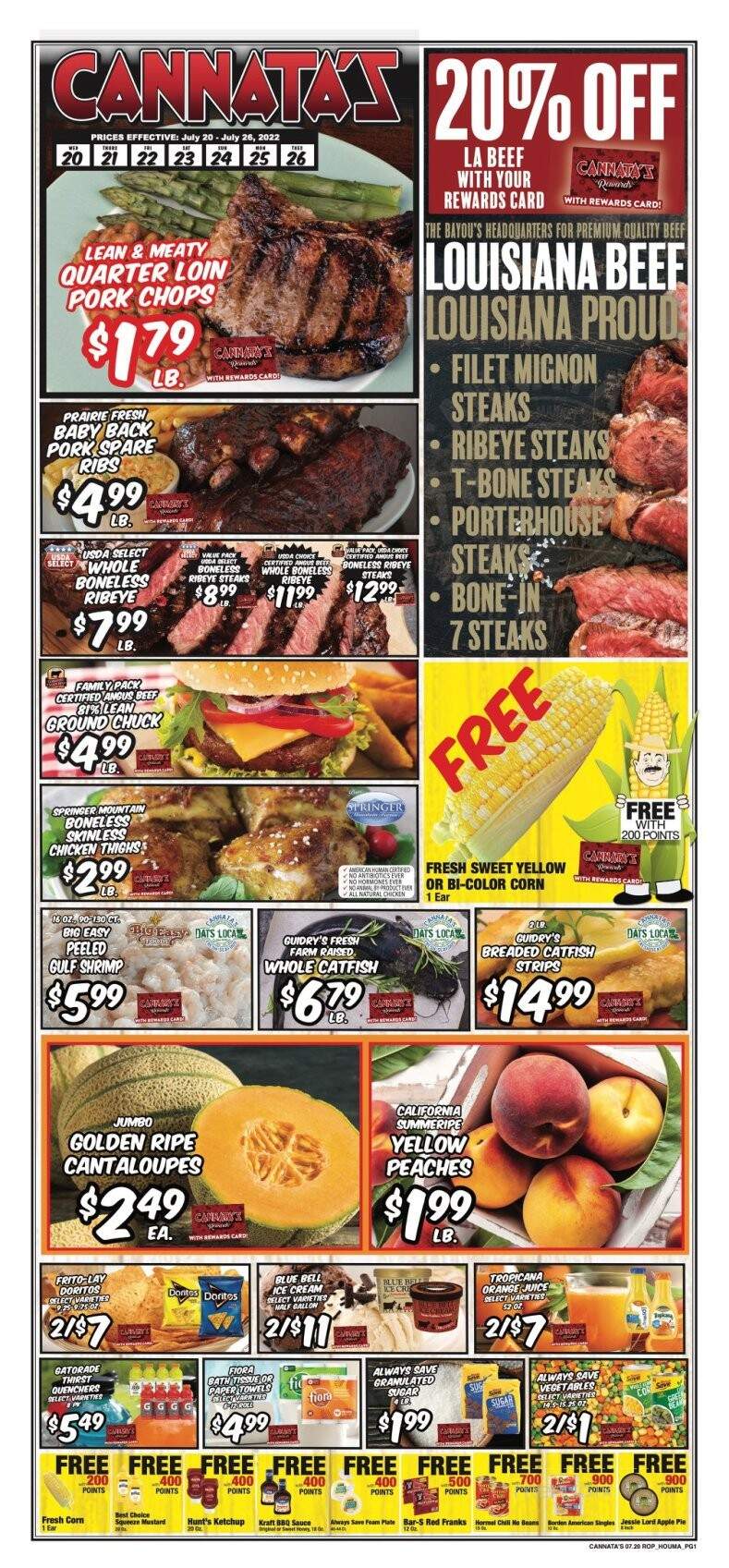 Cannata's Family Market - Houma, LA menu_pic
