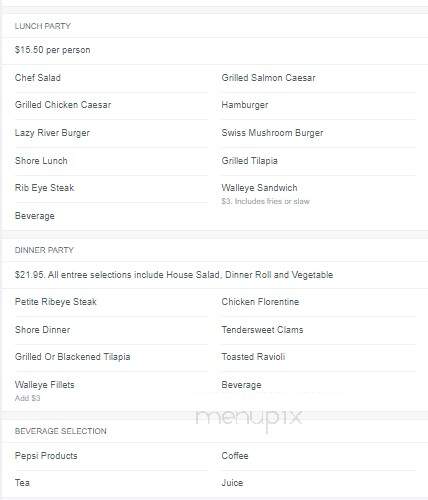 Lazy River Grill - Ballwin, MO menu_pic