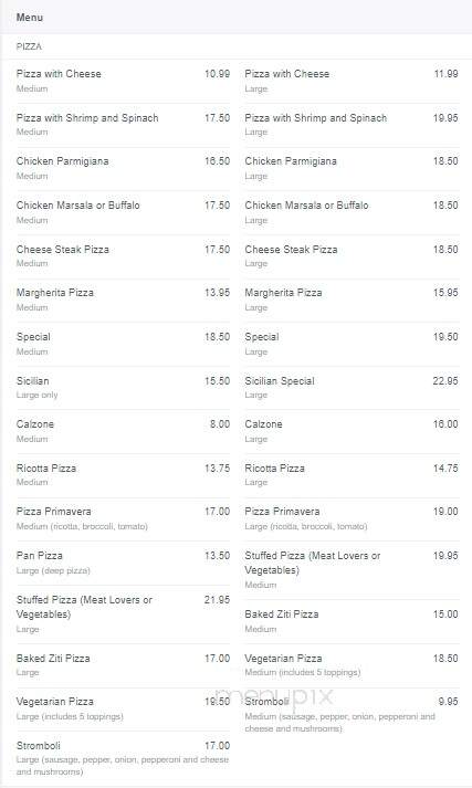 Lisa Restaurant & Pizzeria - Laurence Harbor, NJ menu_pic