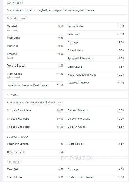 Lisa Restaurant & Pizzeria - Laurence Harbor, NJ menu_pic