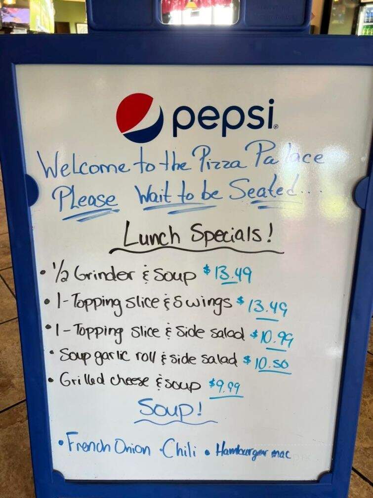 Pizza Palace - Plattsburgh, NY menu_pic