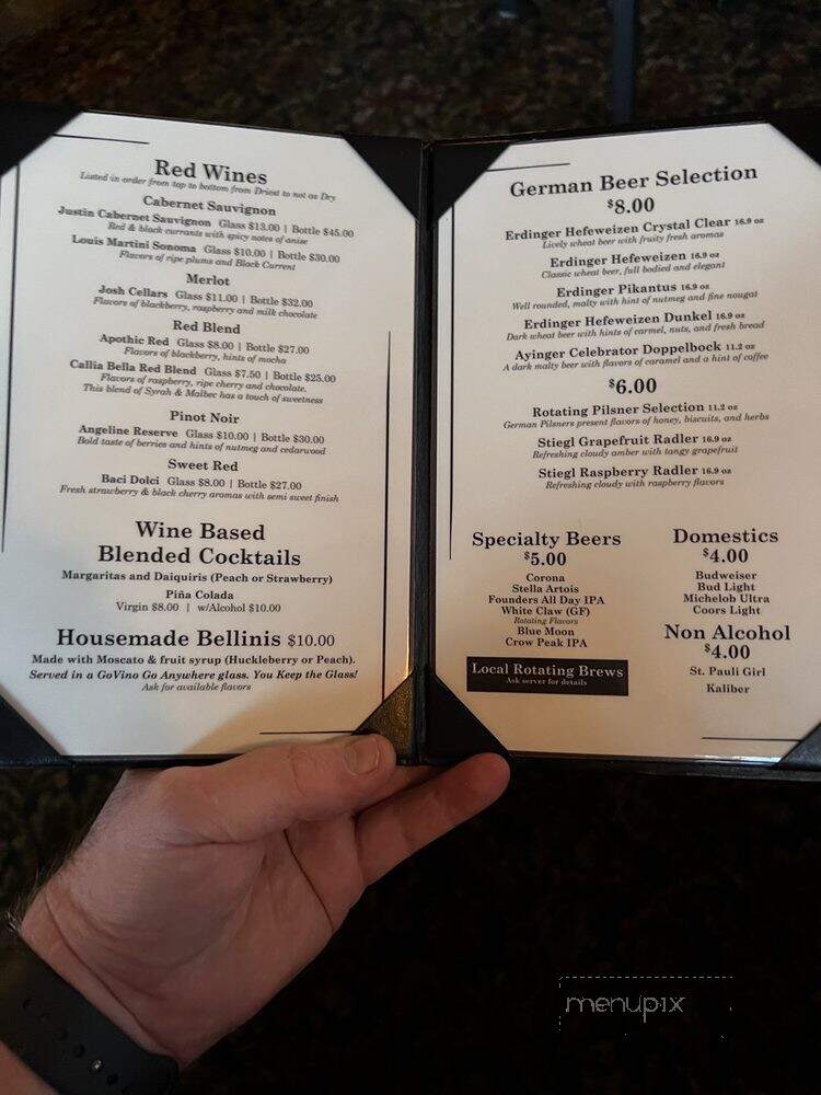Alpine Inn - Hill City, SD menu_pic
