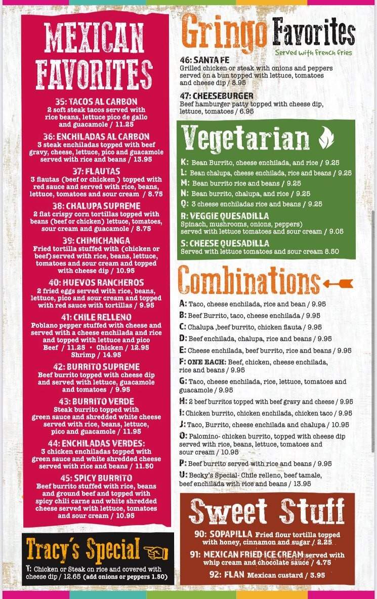 U S Border Cantina - Nashville, TN menu_pic