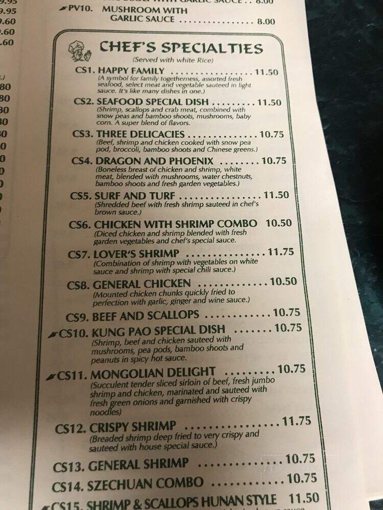 China King Chinese Restaurant - McCalla, AL menu_pic