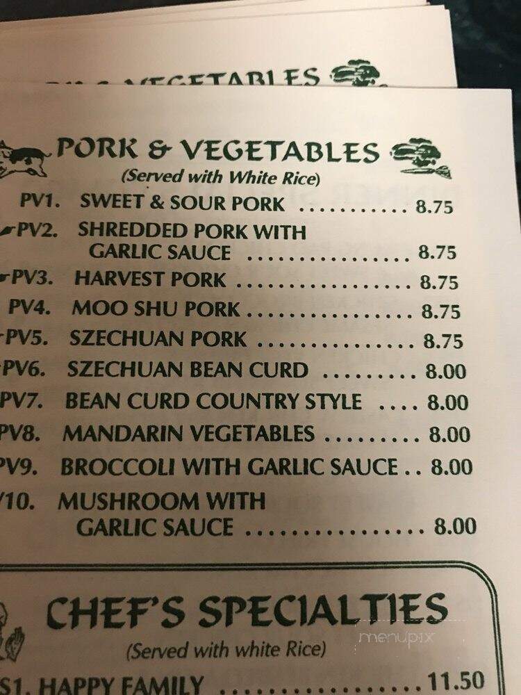 China King Chinese Restaurant - McCalla, AL menu_pic