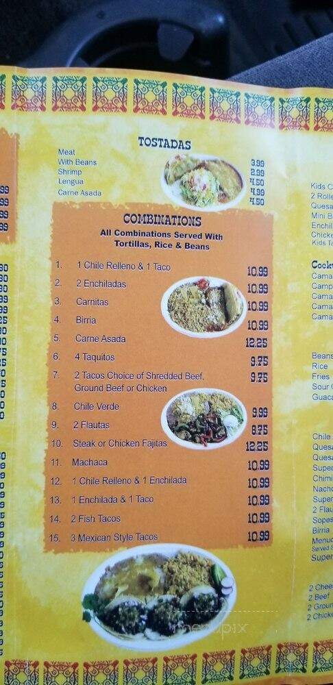 Taqueria Rancho Grande - Hemet, CA menu_pic