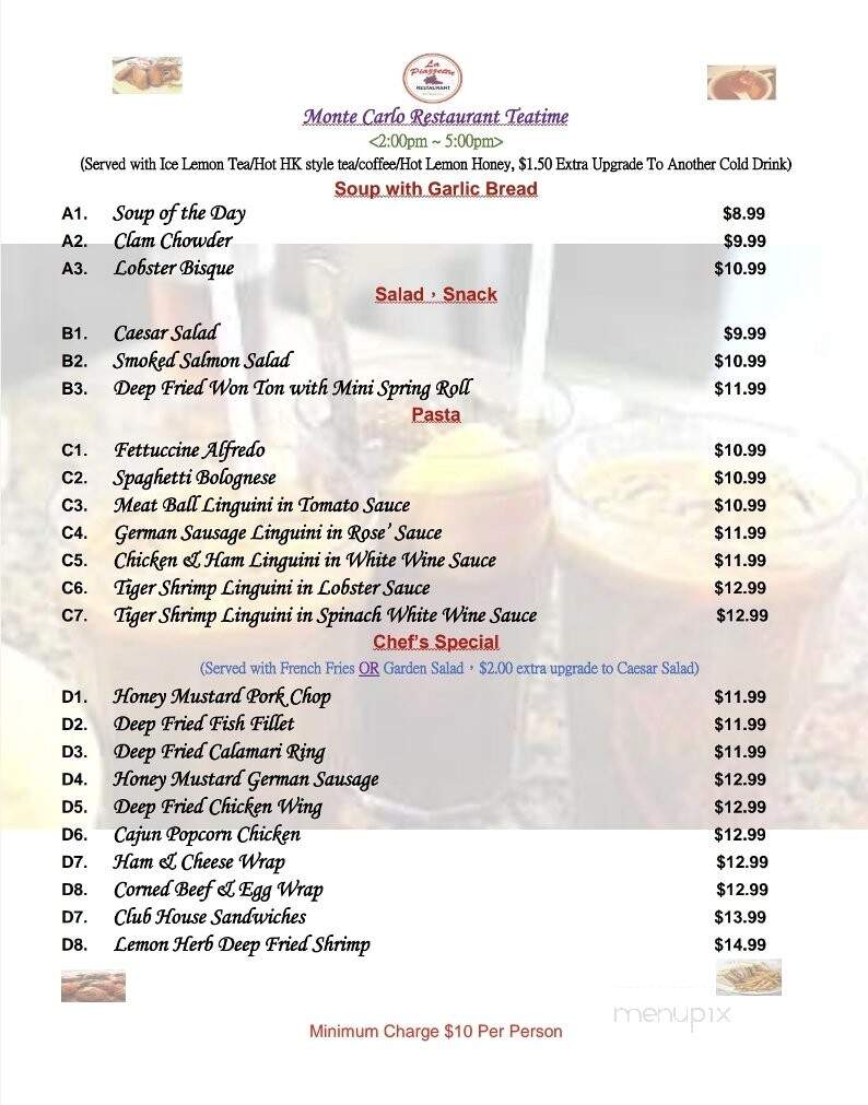 La Piazzetta Ristorante - Markham, ON menu_pic