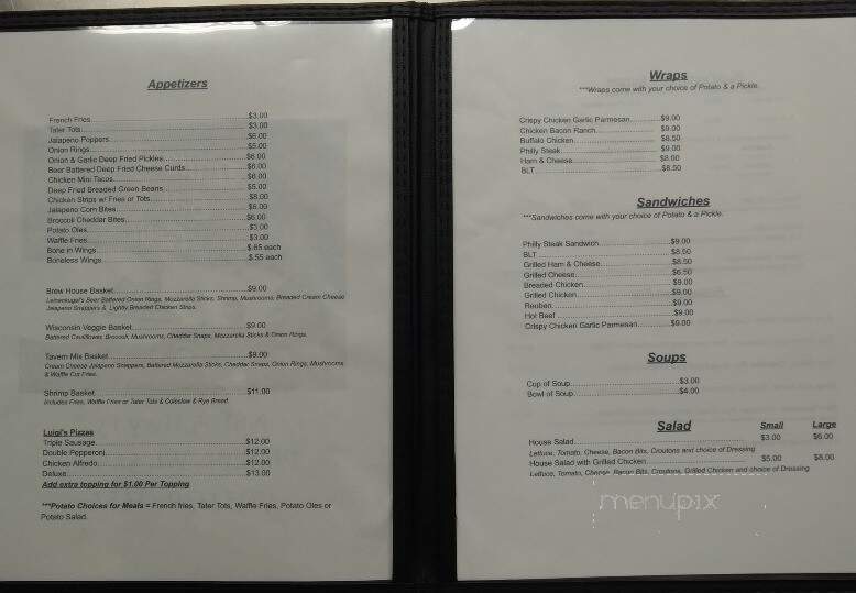 Trailside Bar & Grill - Fort Erie, ON menu_pic