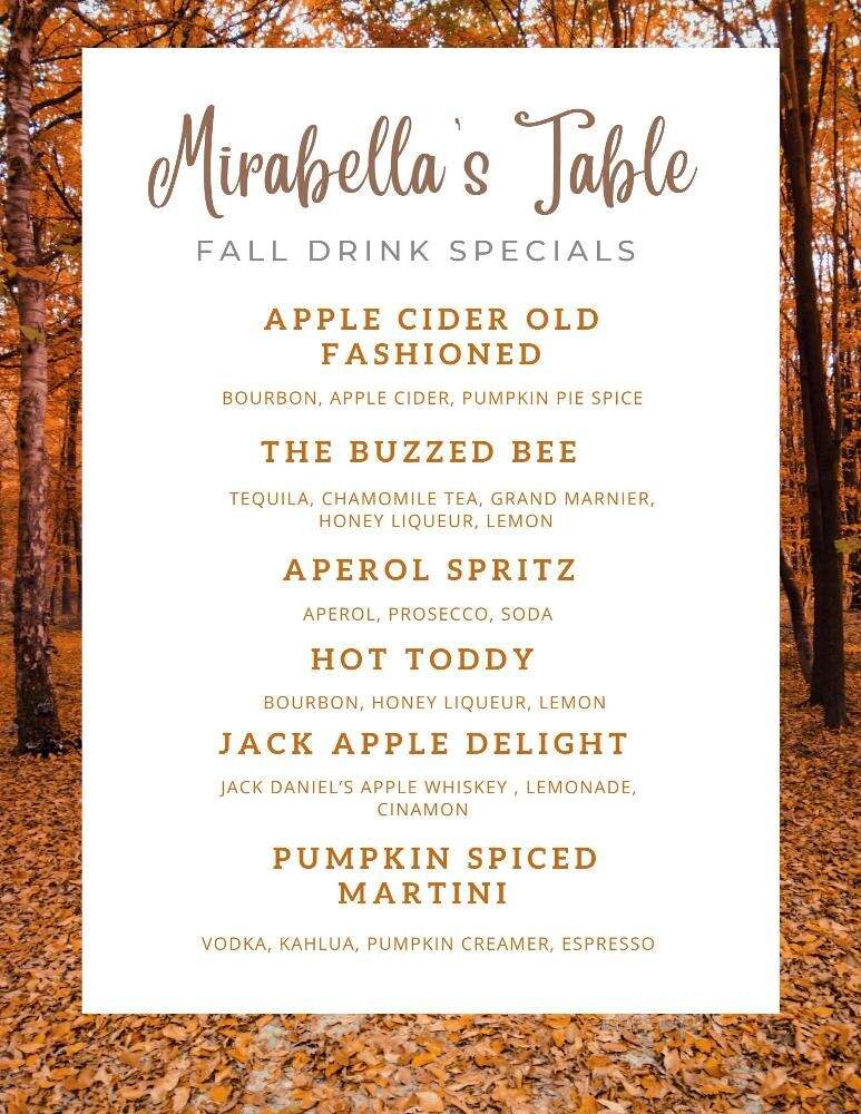 Mirabella's Table - Rogers, AR