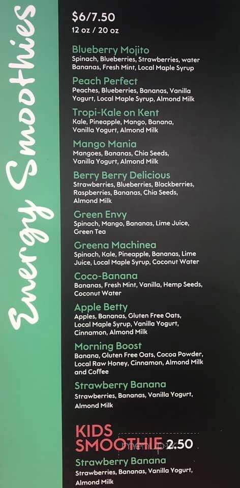Fresh FueLL - Lindsay, ON menu_pic