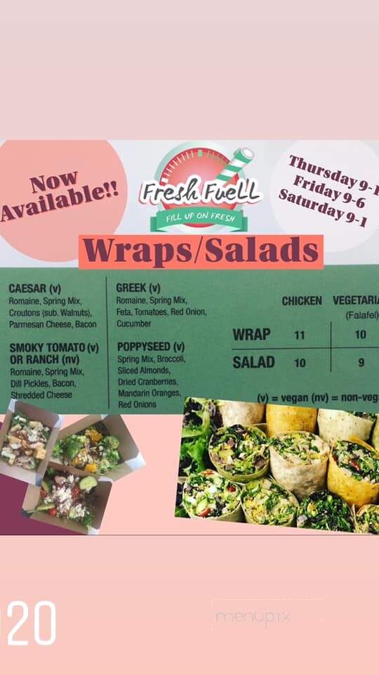 Fresh FueLL - Lindsay, ON menu_pic