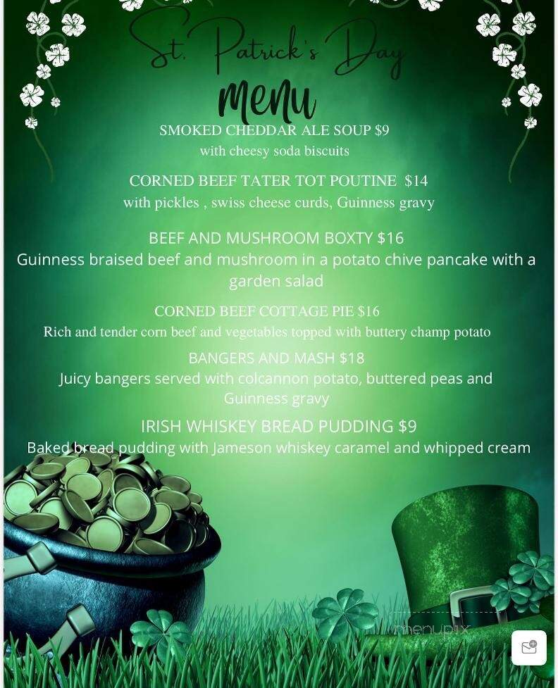 97 Street Pub - Kelowna, BC menu_pic