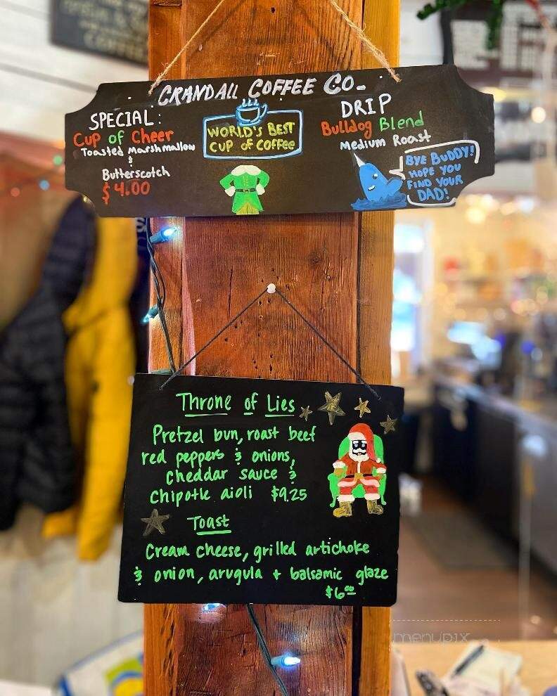 Crandall Coffee Co - Kettle Falls, WA menu_pic