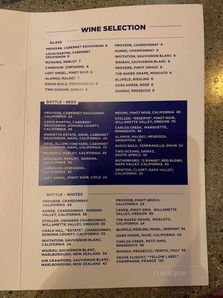 Lure Lakebar - Alexandria, MN menu_pic