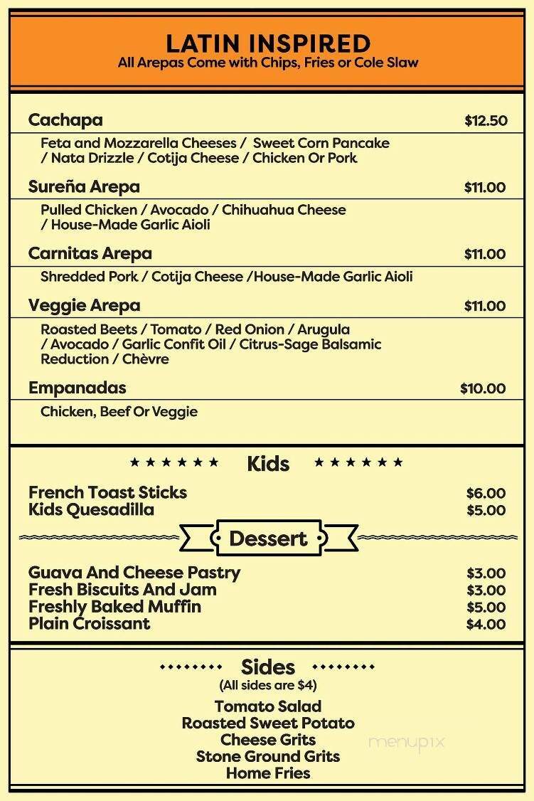 Odd Birds Cafe - St. Augustine, FL menu_pic