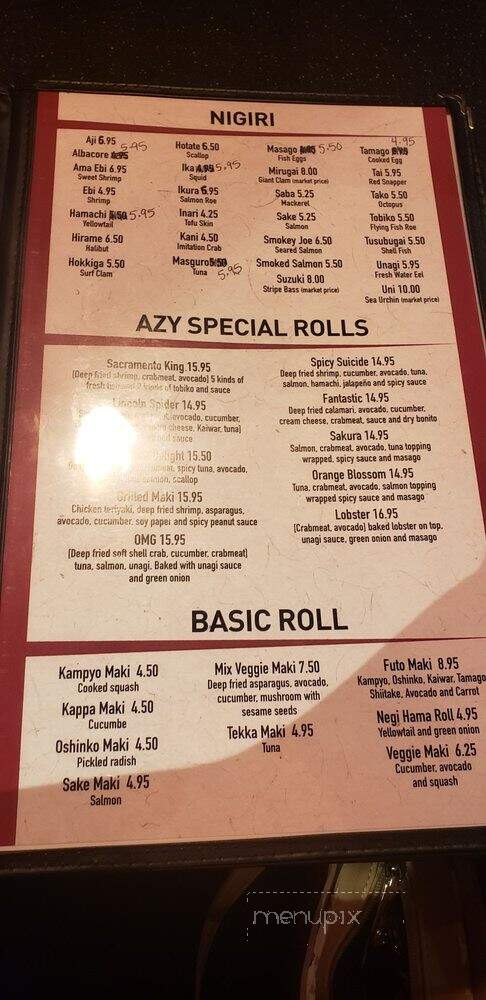 Azy Sushi - Lincoln, CA