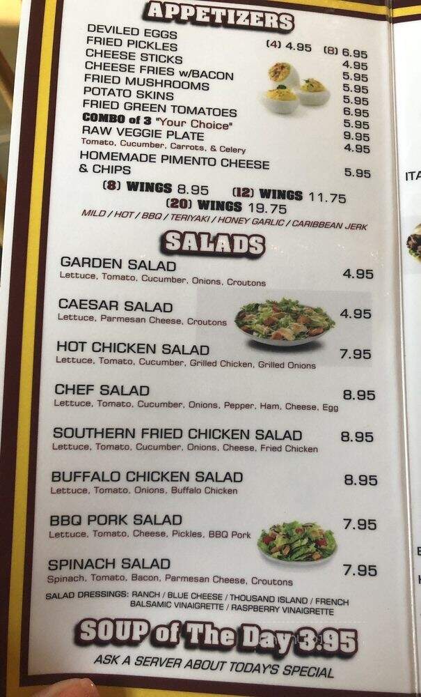 Mama T's of Gold Hill - Gold Hill, NC menu_pic