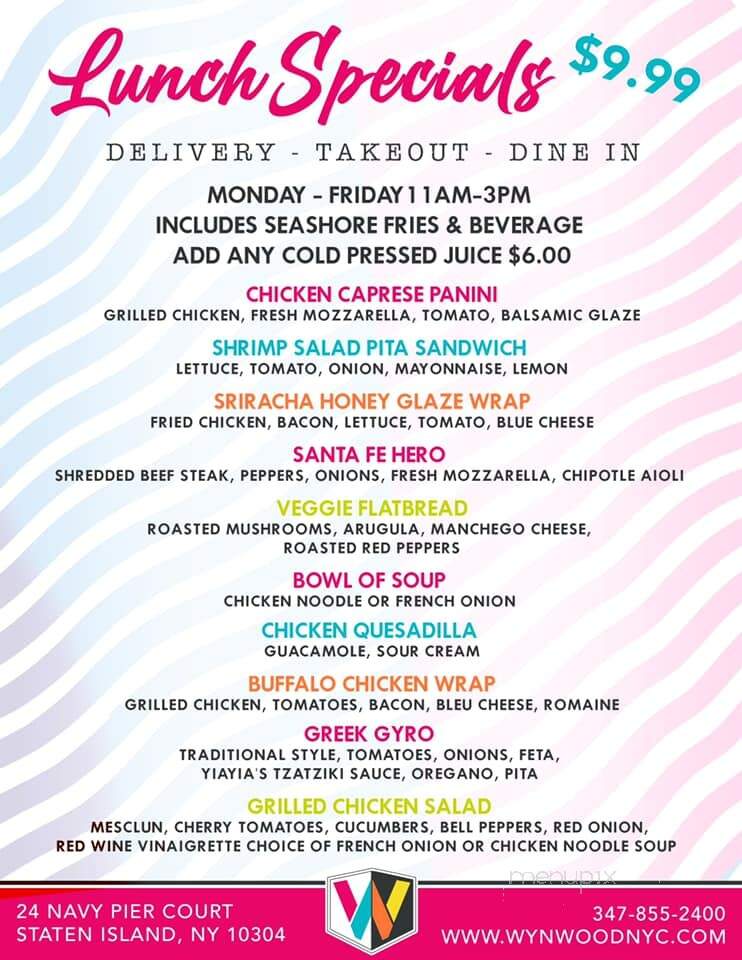 Wynwood - Staten Island, NY menu_pic