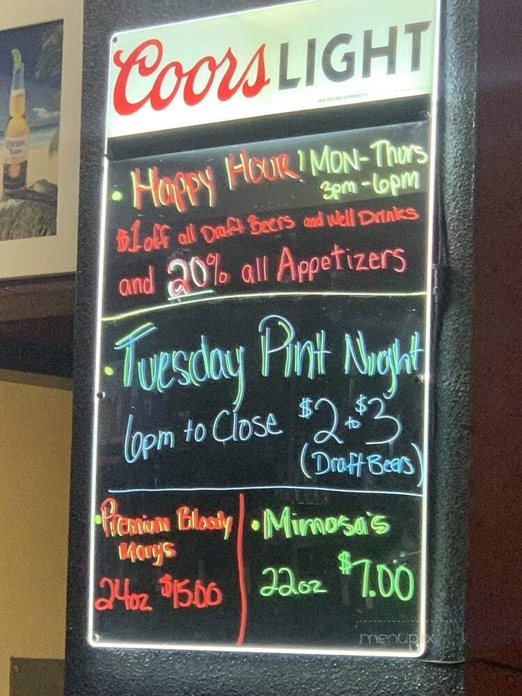 Sidelines Pizzeria - Klamath Falls, OR menu_pic