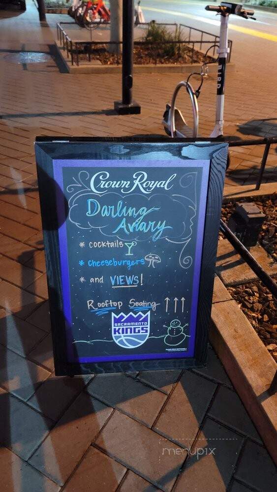 Darling Aviary - Sacramento, CA menu_pic