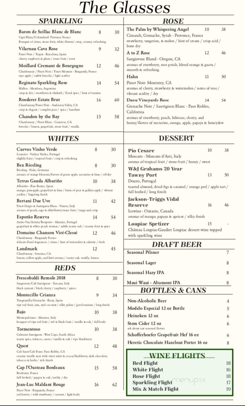 The Preacher's Daughter - Alameda, CA menu_pic