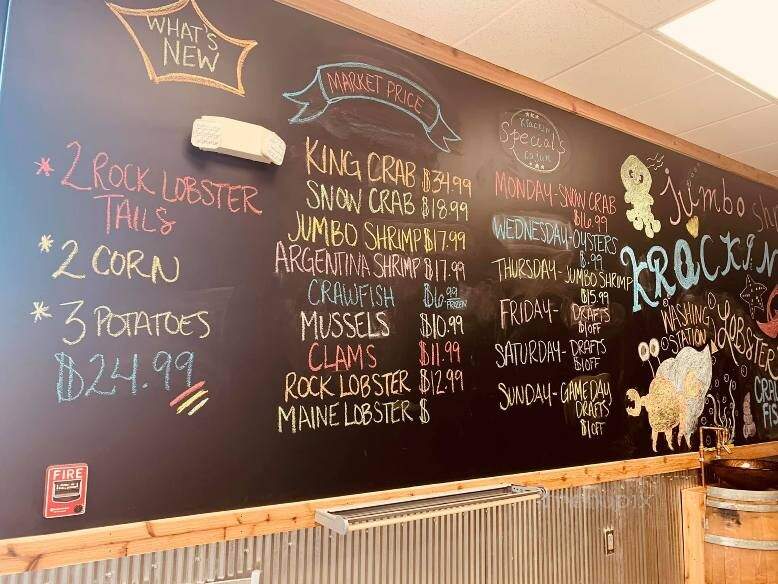 Krackin Cajun Seafood House - Joplin, MO menu_pic