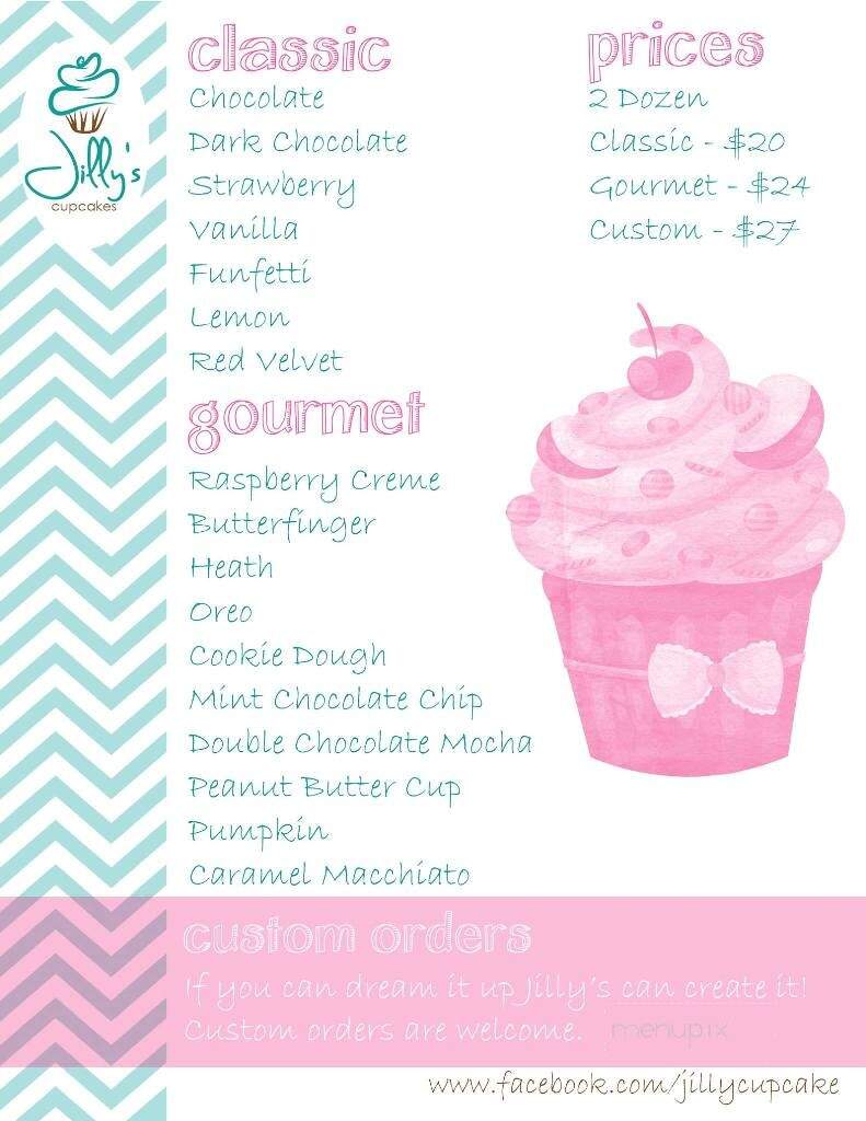 Jilly's Coffee & Cakes - Mediapolis, IA menu_pic