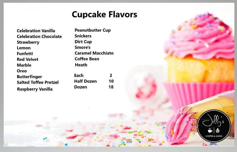 Jilly's Coffee & Cakes - Mediapolis, IA menu_pic