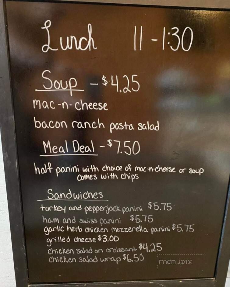 Jilly's Coffee & Cakes - Mediapolis, IA menu_pic