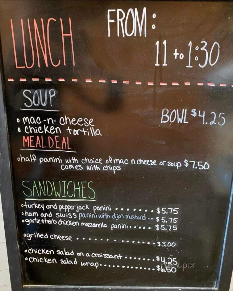 Jilly's Coffee & Cakes - Mediapolis, IA menu_pic