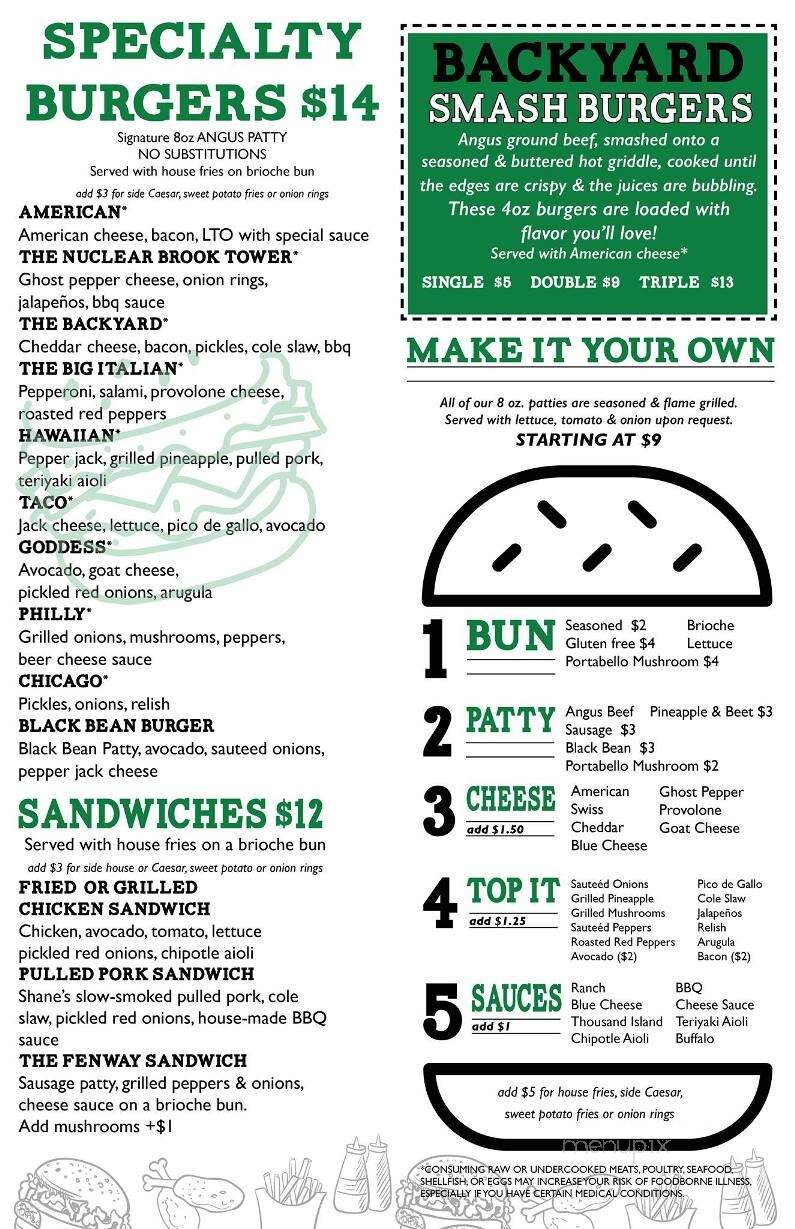 Back Yard Burgers & Wings - Seabrook, NH menu_pic