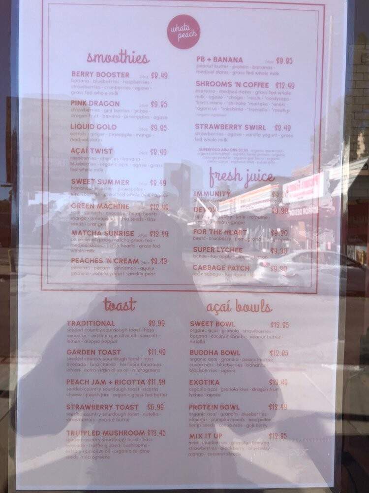 Whata Peach - Studio City, CA menu_pic