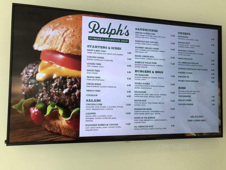 Ralph's Burger and Sandwich Shop - Ocala, FL