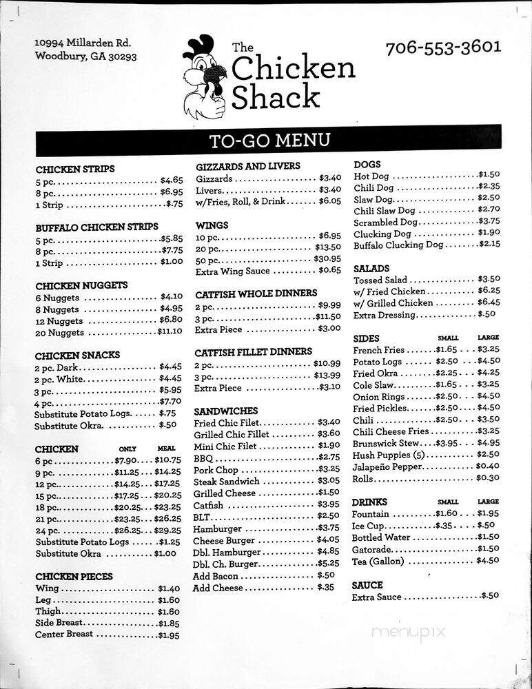 The Chicken Shack - Woodbury, GA