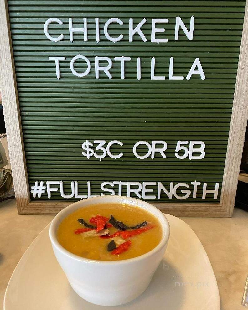 Full Strength Coffee - Westfield, NY menu_pic