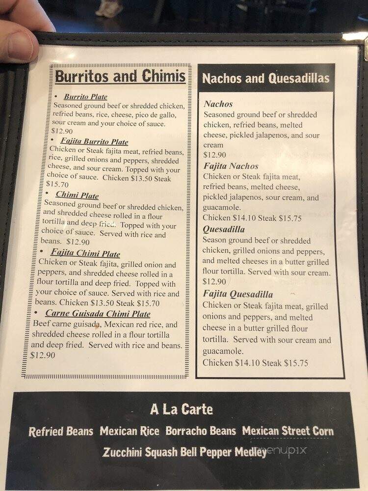 La Mesa Mesquite Grill - Joshua, TX menu_pic