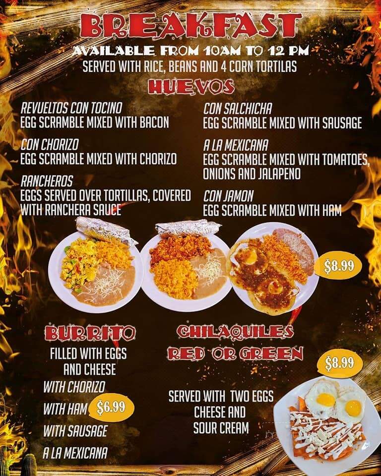 Taqueria los Compadres - Lakeville, MN menu_pic