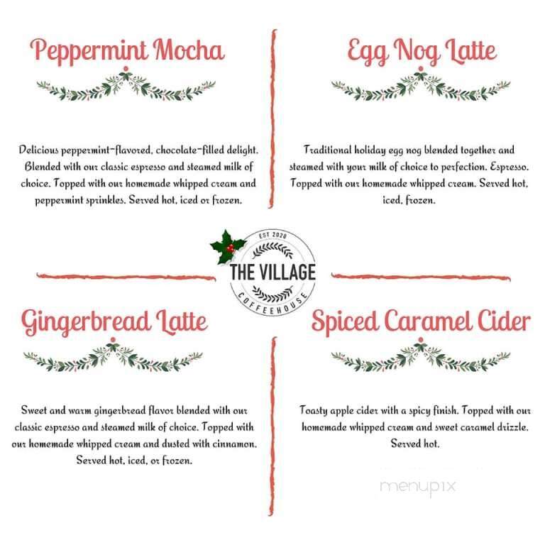 The Village Coffeehouse - Sulphur, LA menu_pic