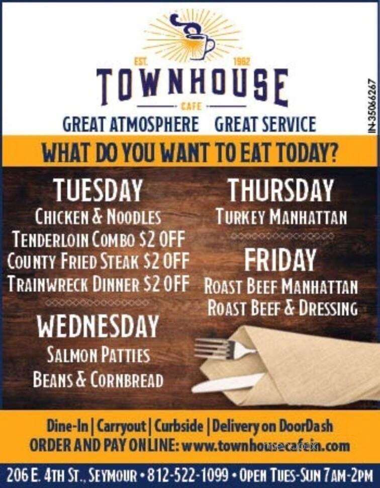 The Townhouse Cafe - Seymour, IN