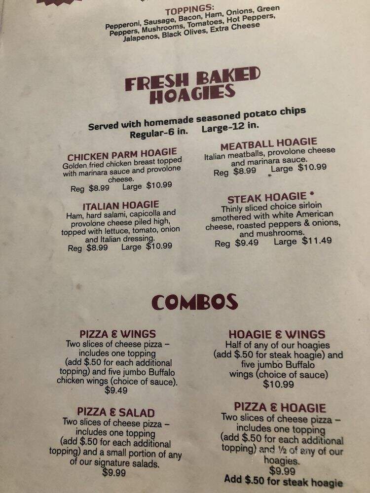 North Park Lounge Murrysville - Murrysville, PA menu_pic