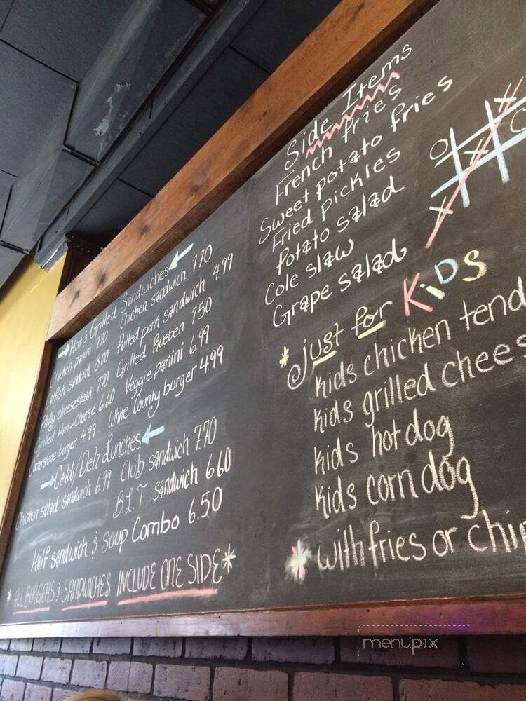 The X-Factor Grill & Cornerstone Restaurant - Toccoa, GA menu_pic
