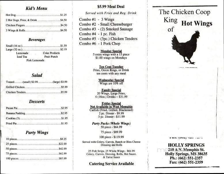 Rego's Brickhouse Pizza - Fairport Harbor, OH menu_pic