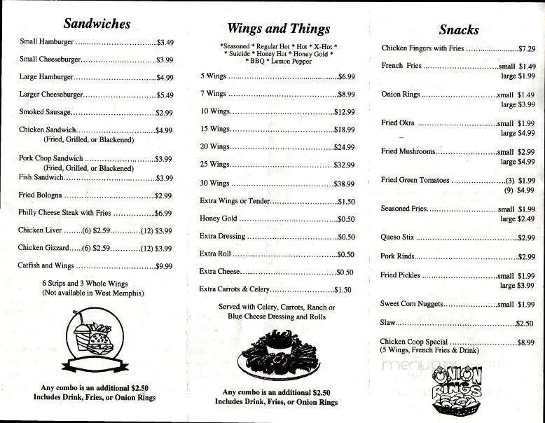 Rego's Brickhouse Pizza - Fairport Harbor, OH menu_pic