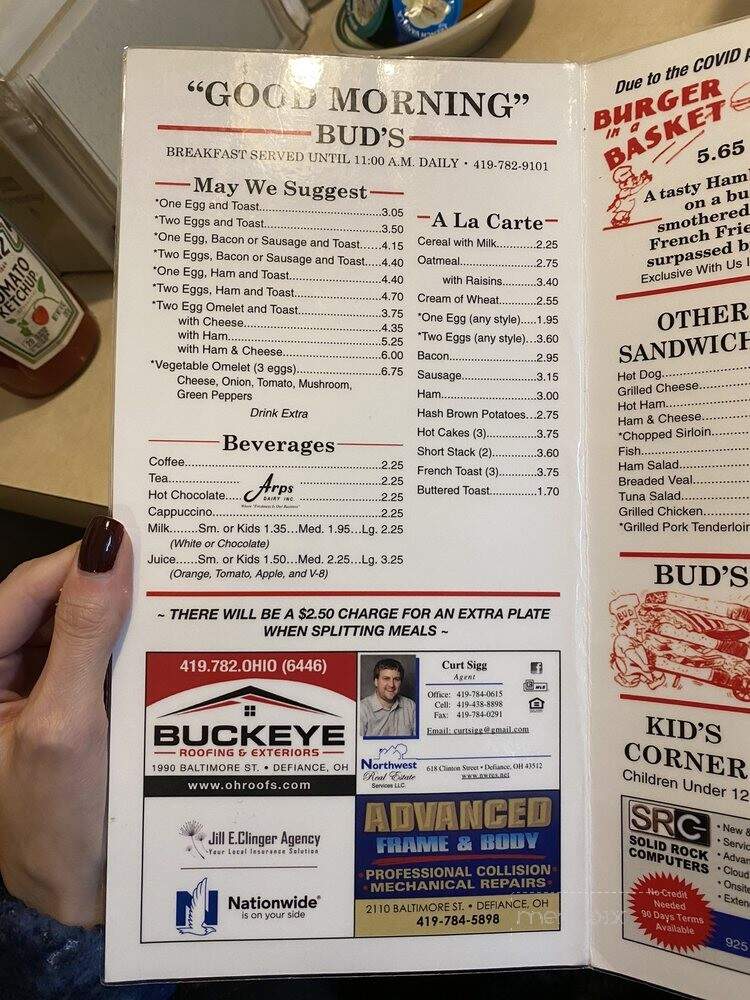 Bud's Restaurant - Defiance, OH